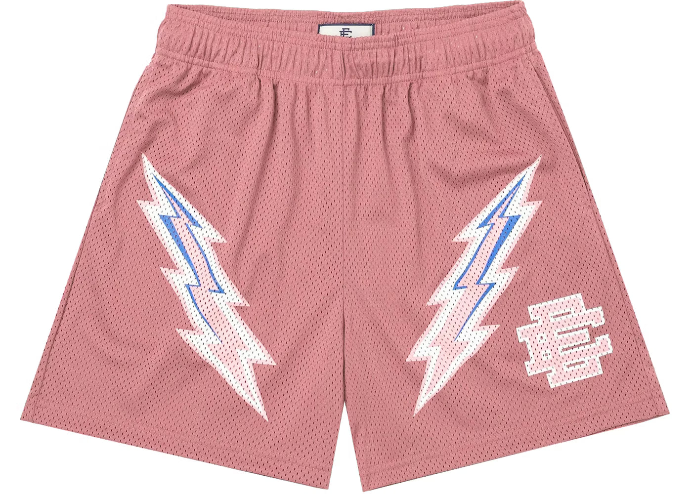 Pink lightning bolt shorts