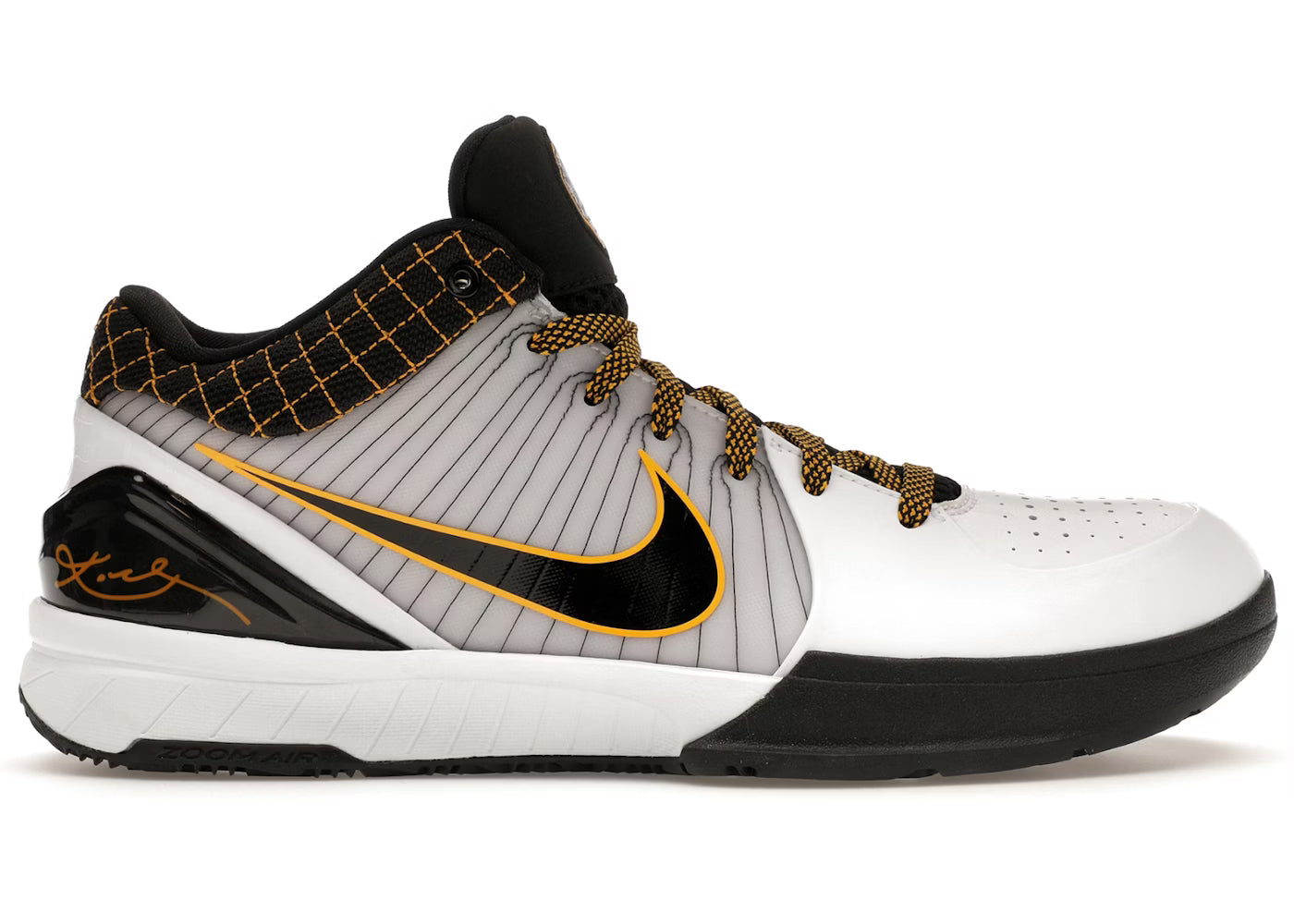 Kobe 4 White Black Del Sol
